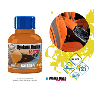 Kyalami Orange Leather