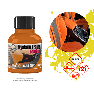 Kyalami Orange Leather