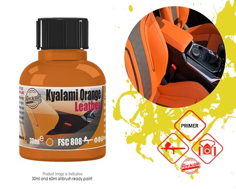 Kyalami Orange Leather