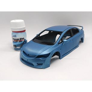 Nassau Blue Chervolet Corvette