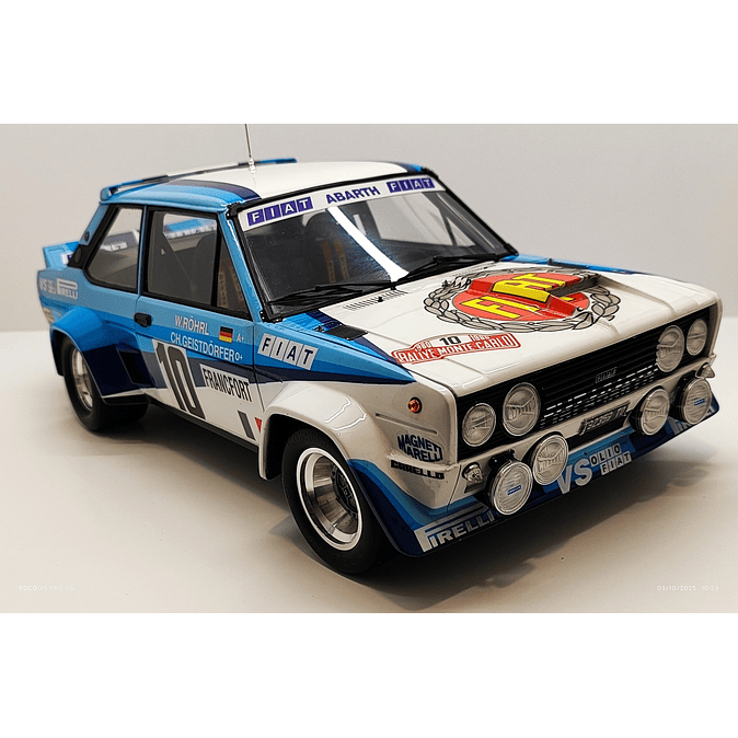 Fiat Abarth Rally Monte Carlo Light Blue 2
