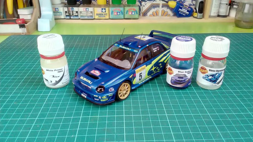 Blauer Subaru 2