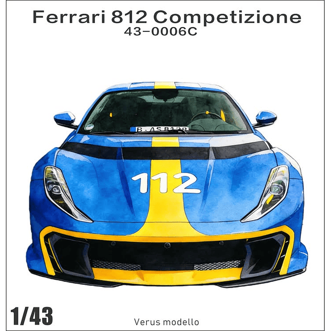FERRARI 812 COMPETIZIONE B 1:43 14