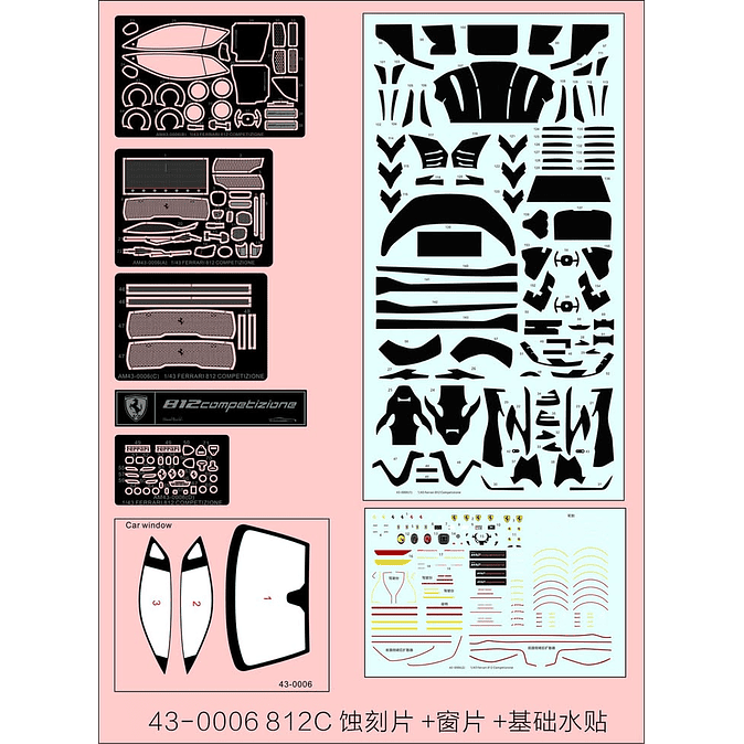 FERRARI 812 COMPETIZIONE B 1:43 15