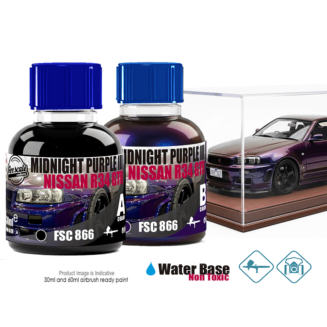 NISSAN R34 GTR MIDNIGHT PURPLE III  1