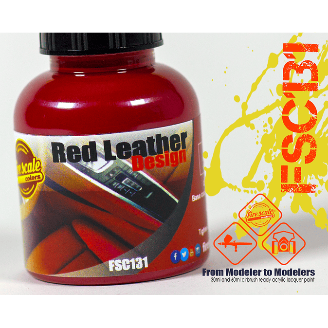 Red Leather Design 1