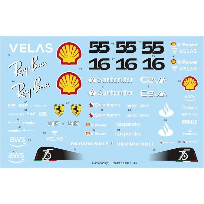 FERRARI F1 2022 F1-75 ITALIAN GP 5