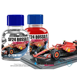 FERRARI F1 2024 SF24 ROSSO + BASE