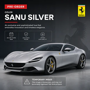 Sanu Silver Ferrari Tailor Made / Pré-order