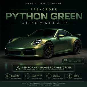 Python Green Chromaflair Porsche