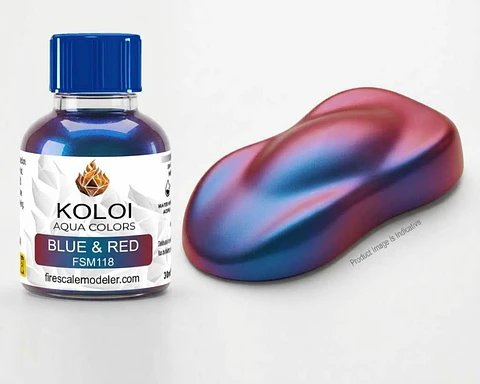 Blue & Red