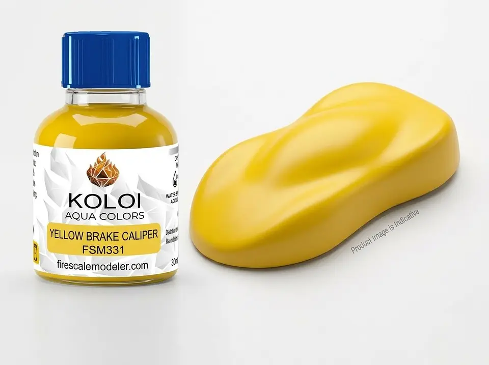 Yellow Brake Caliper 1