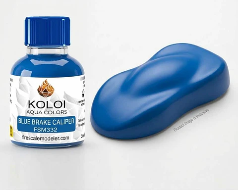 Blue Brake Caliper
