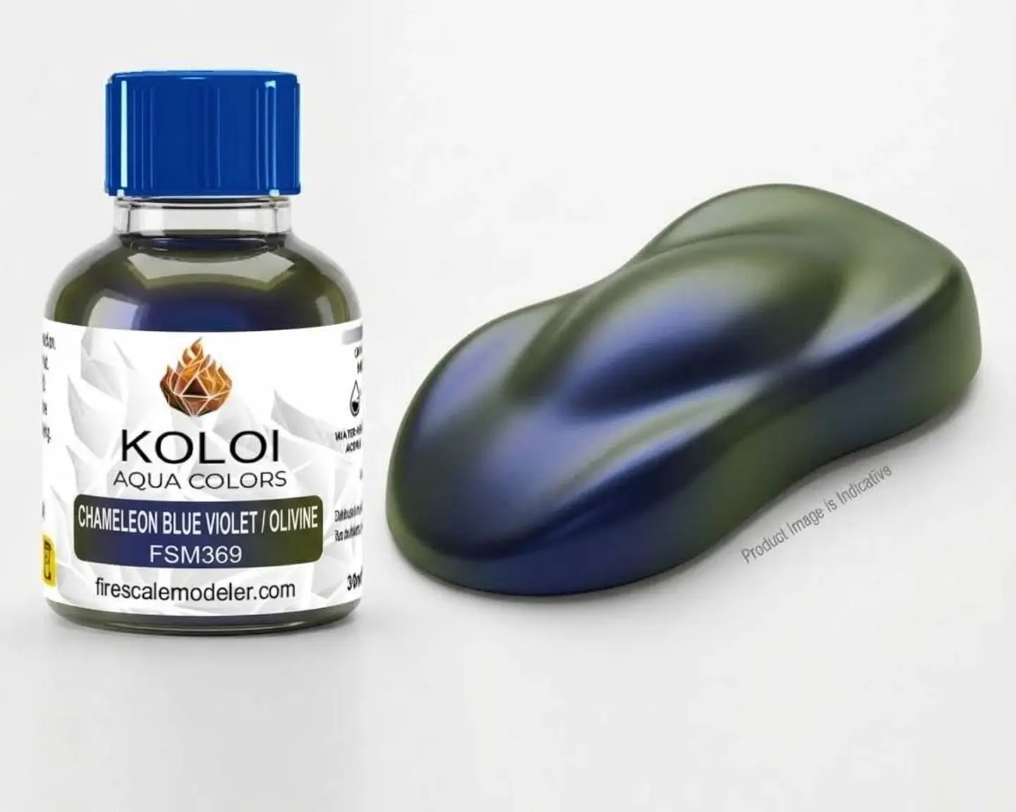 Chameleon Blue Violet / Olivine 1