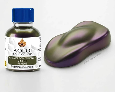 Chameleon Olivine / Violet