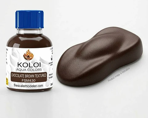Chocolate Brown Textured