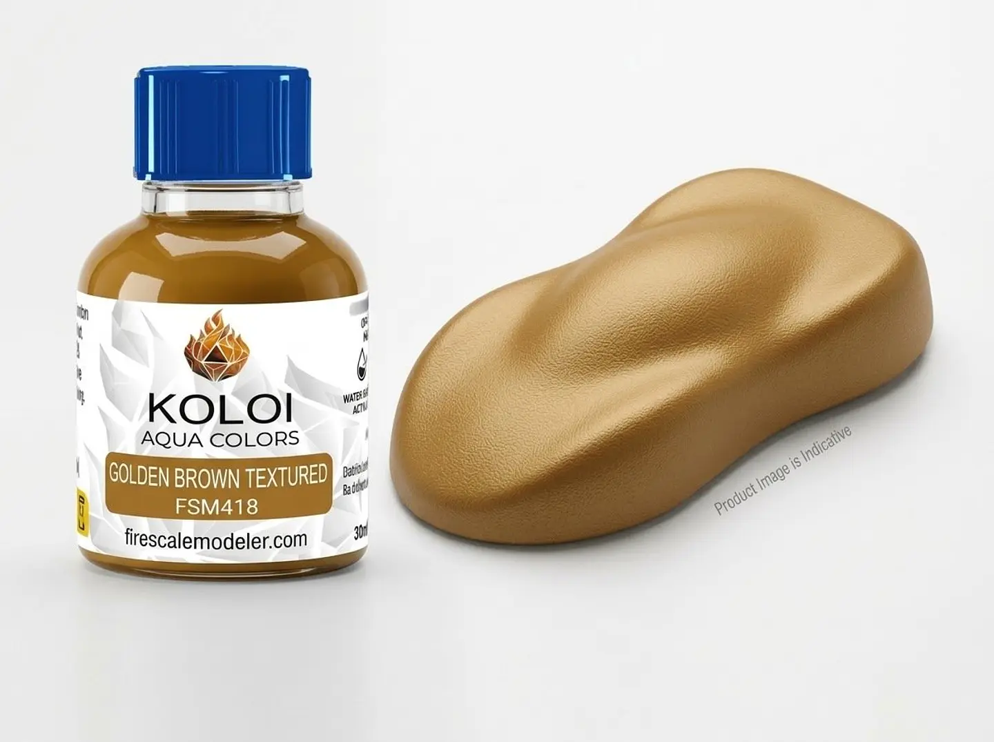 Golden Brown Textured 1