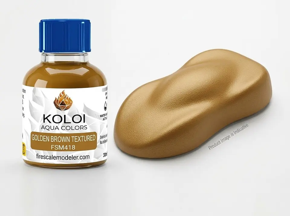 Golden Brown Textured 1