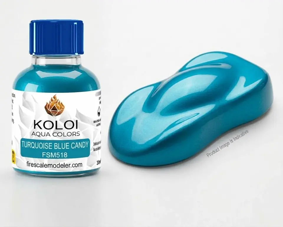 Turquoise Blue Candy 1