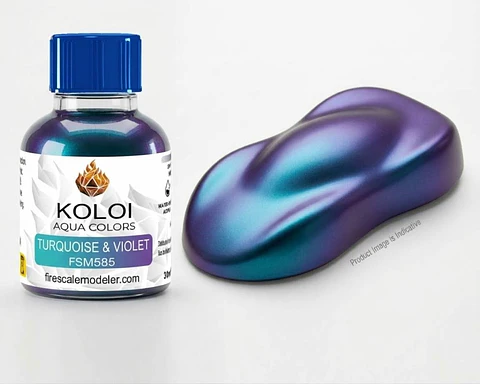 Turquoise & Violet