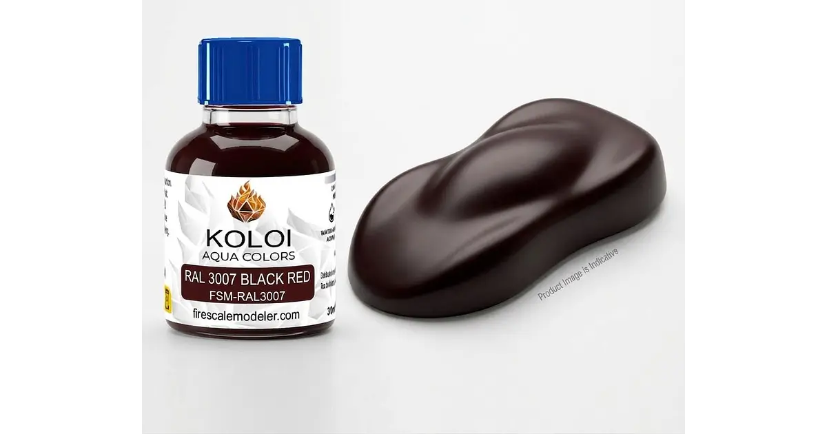RAL 3007 Black Red | Koloi Aqua Colors – Fire Scale Modeler