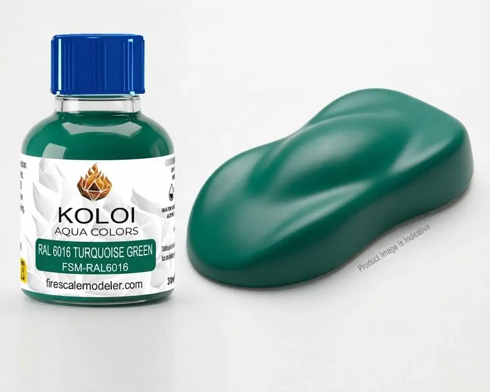 RAL 6016 Turquoise Green 1