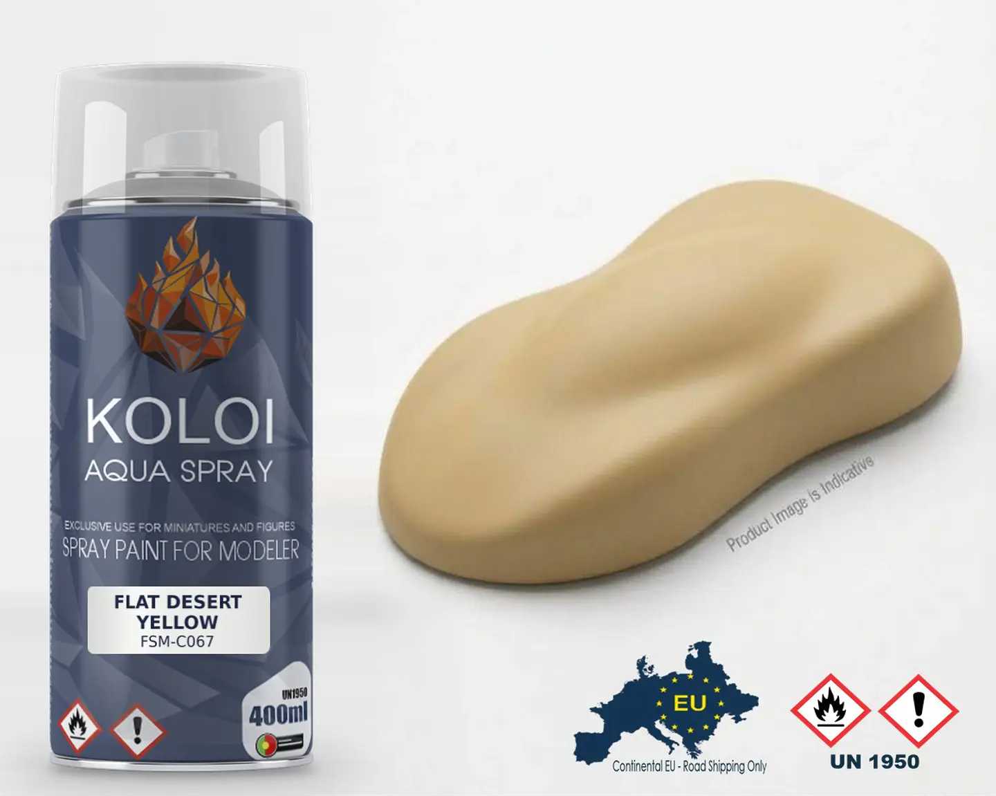Flat Desert Yellow XF59 Similar – Koloi Aqua Spray 400ml 1