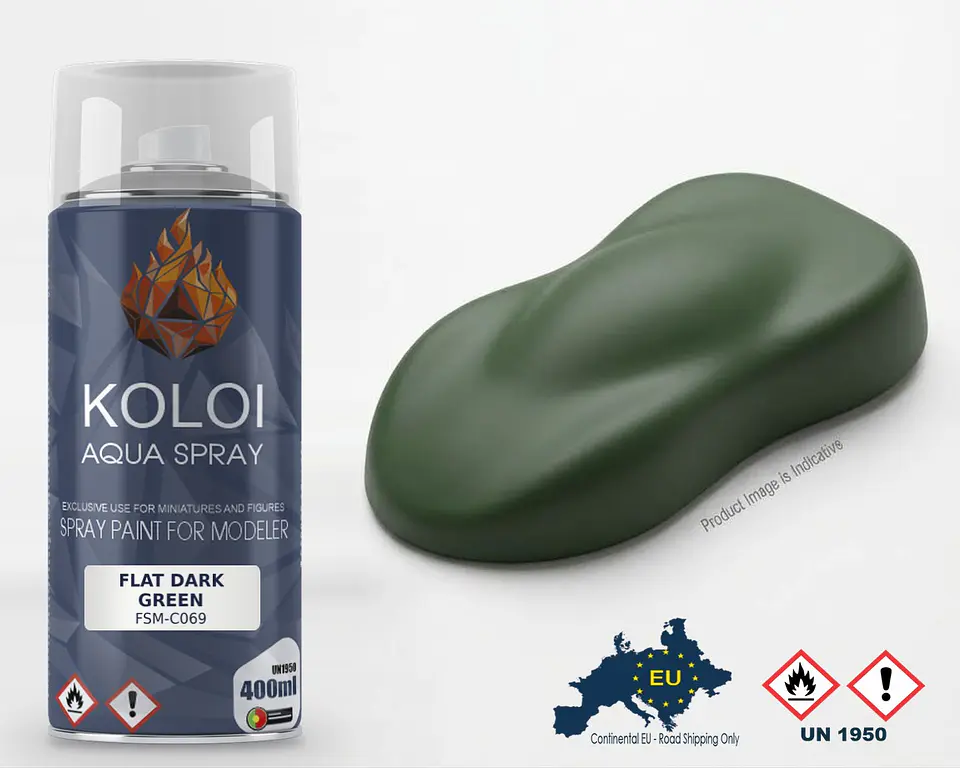 Flat Dark Green XF61 Similar – Koloi Aqua Spray 400ml 1