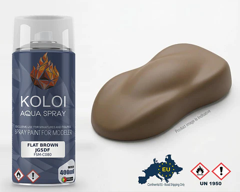 Flat Brown JGSDF XF72 Similar – Koloi Aqua Spray 400ml