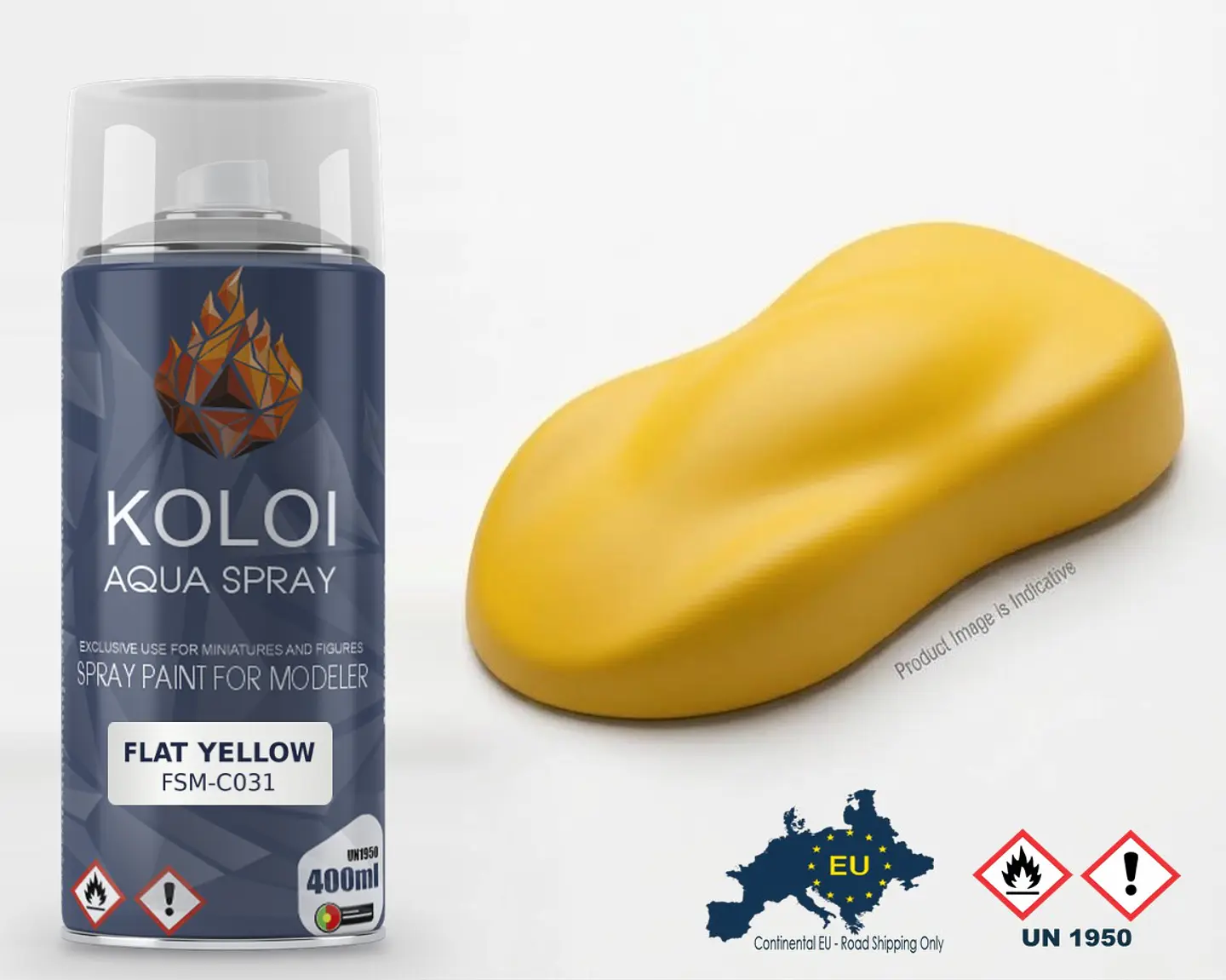 Flat Yellow XF03 Similar – Koloi Aqua Spray 400ml 1