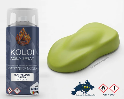 Flat Yellow Green XF04 Similar – Koloi Aqua Spray 400ml