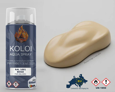 Ral 1001 Beige – Koloi Aqua Spray 400ml