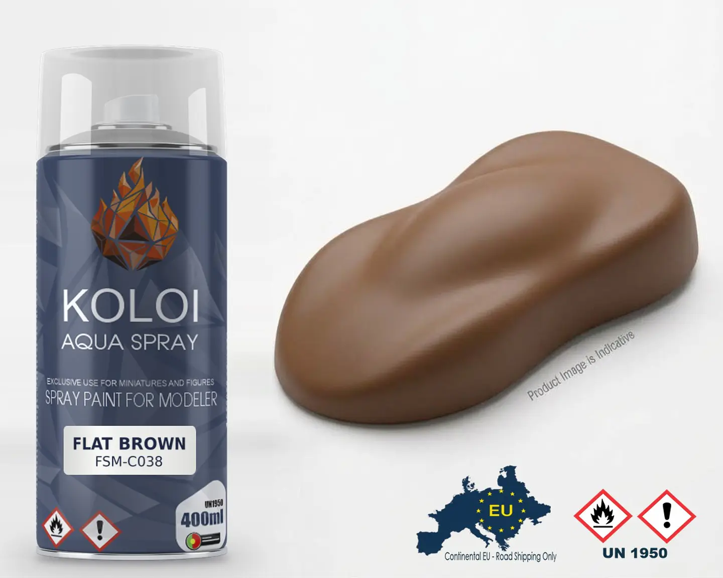 Flat Brown XF10 Similar – Koloi Aqua Spray 400ml 1