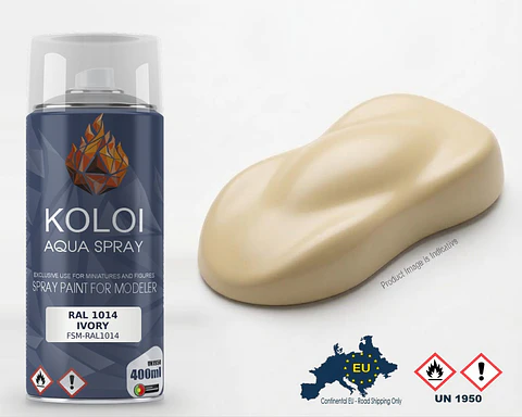 Ral 1014 Ivory – Koloi Aqua Spray 400ml