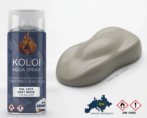Ral 1019 Grey Beige – Koloi Aqua Spray 400ml