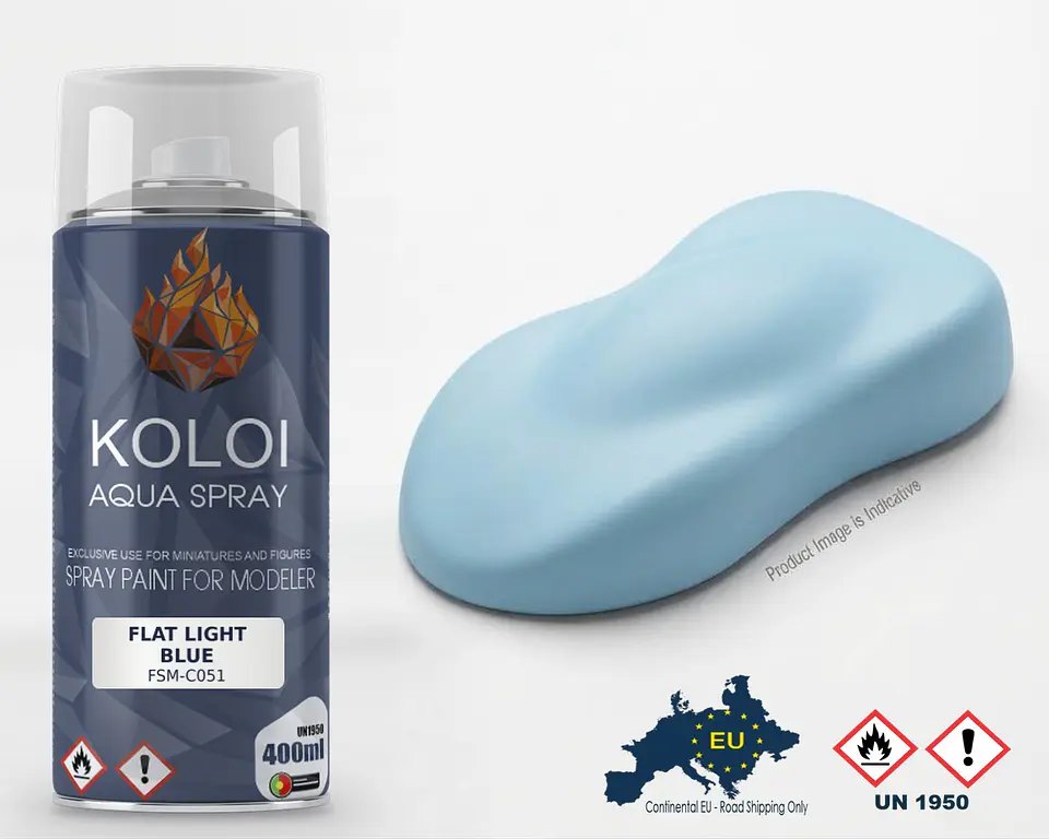 Flat Light Blue XF23 Similar – Koloi Aqua Spray 400ml 1