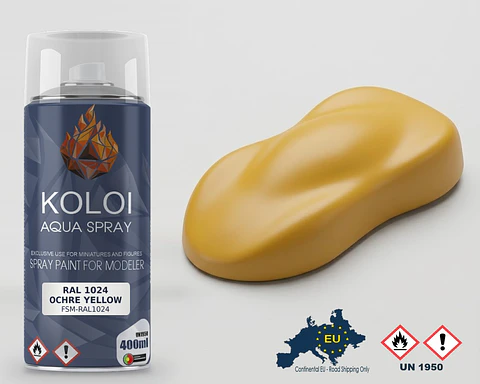 Ral 1024 Ochre Yellow – Koloi Aqua Spray 400ml
