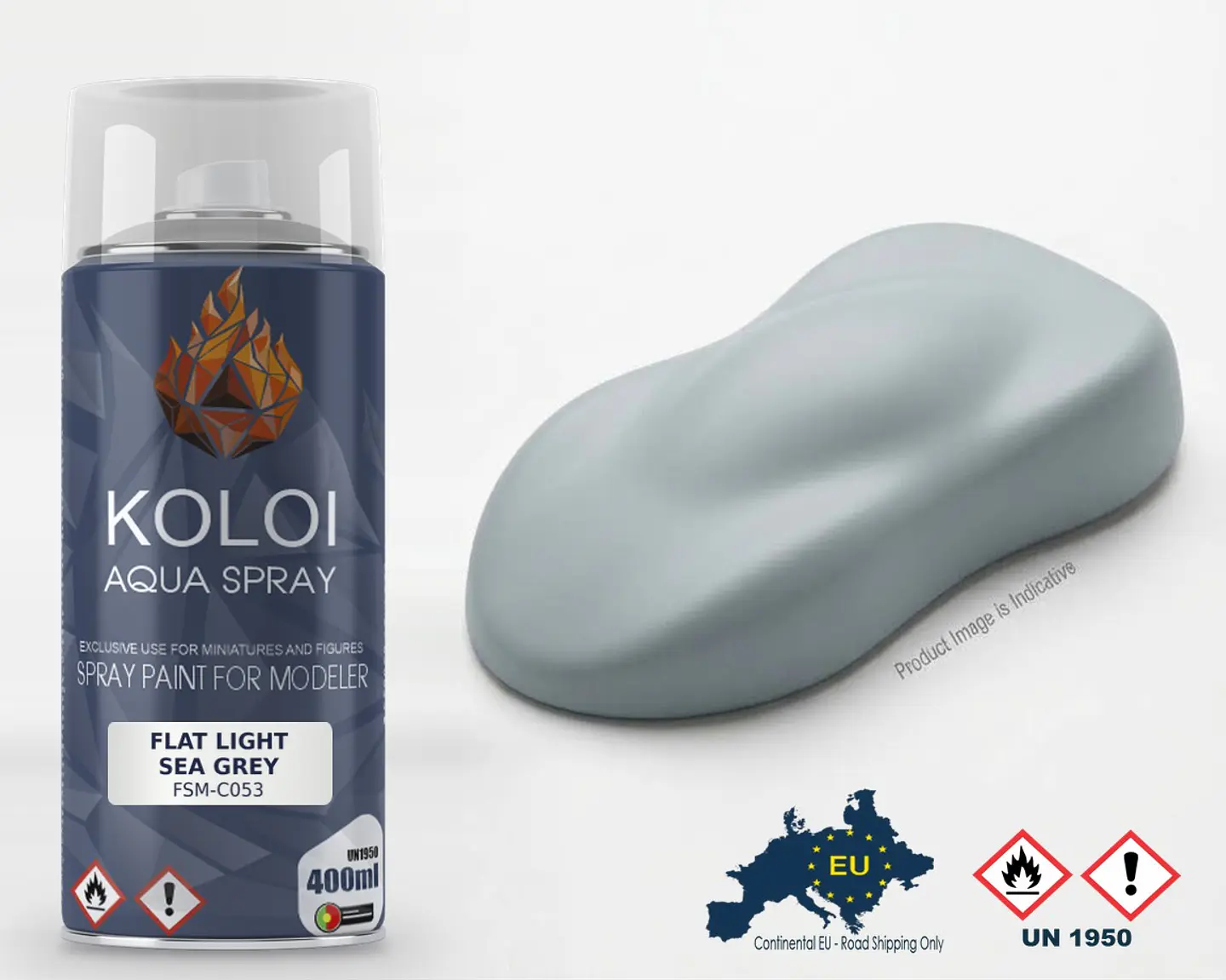 Flat Light Sea Grey XF25 Similar – Koloi Aqua Spray 400ml 1