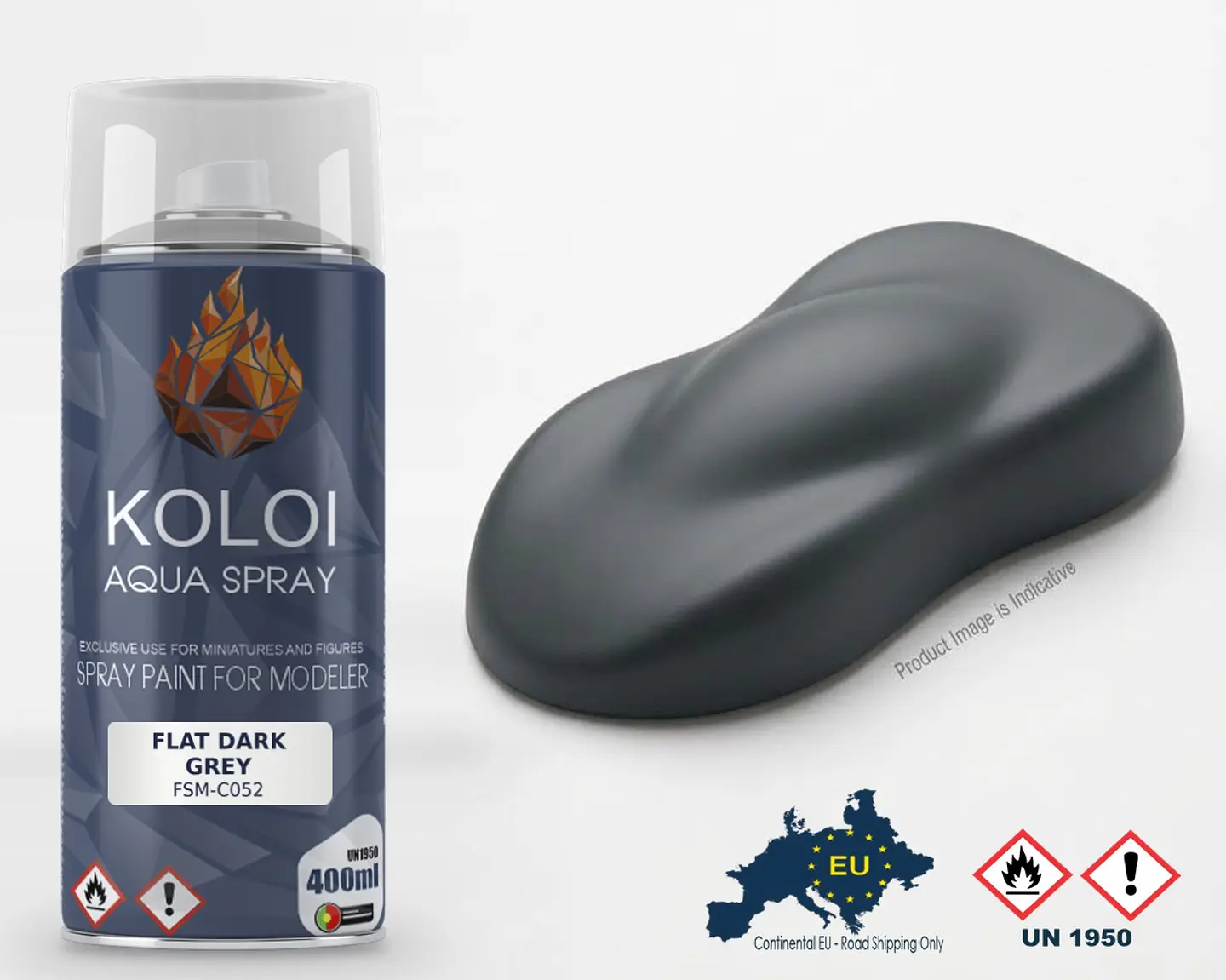 Flat Dark Grey XF24 Similar – Koloi Aqua Spray 400ml 1