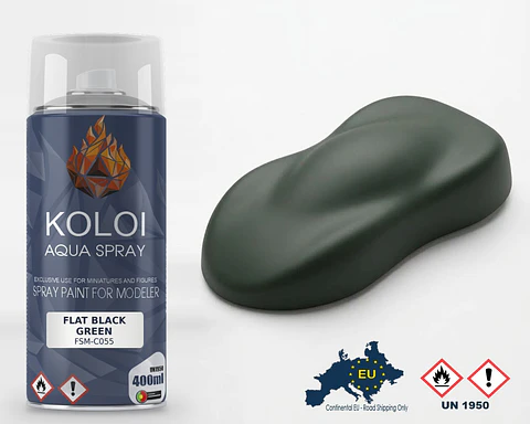 Flat Black Green XF27 Similar – Koloi Aqua Spray 400ml