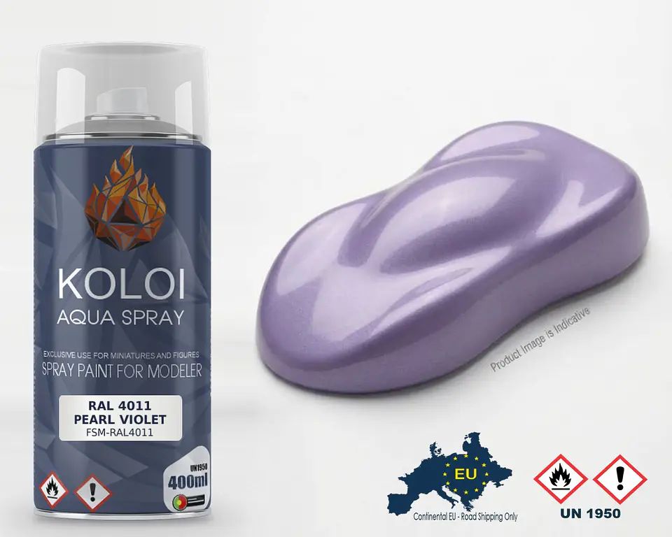Ral 4011 Pearl Violet – Koloi Aqua Spray 400ml 1