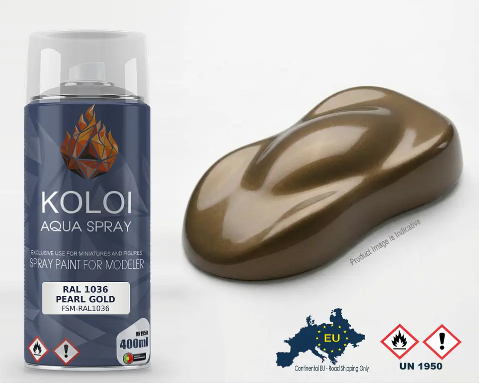 Ral 1036 Pearl Gold – Koloi Aqua Spray 400ml 1