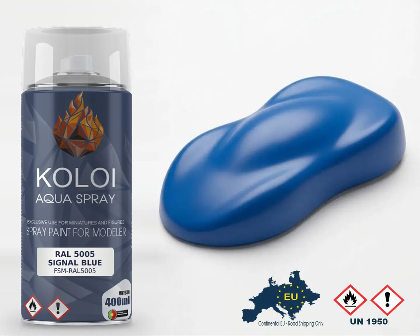 Ral 5005 Signal Blue – Koloi Aqua Spray 400ml 1