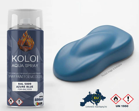 Ral 5009 Azure Blue – Koloi Aqua Spray 400ml