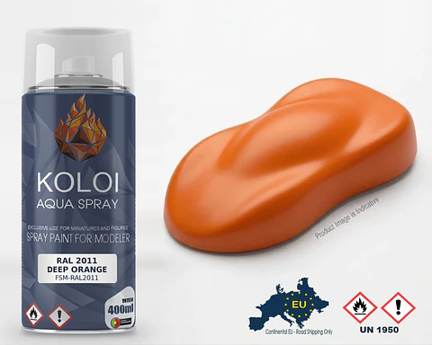 Ral 2011 Deep Orange – Koloi Aqua Spray 400ml