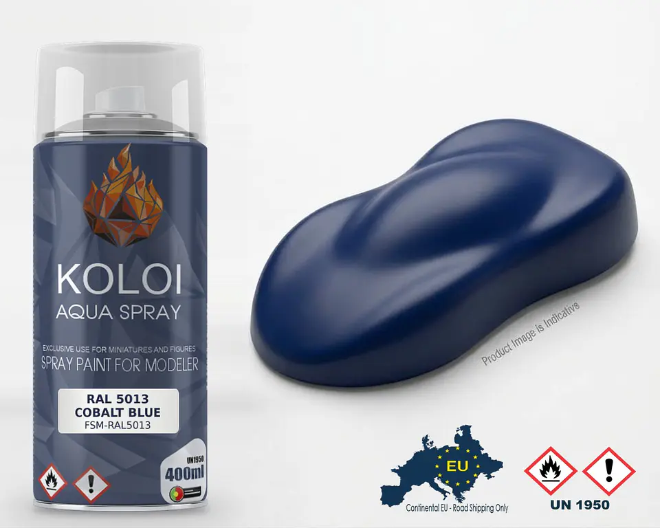 Ral 5013 Cobalt Blue – Koloi Aqua Spray 400ml 1