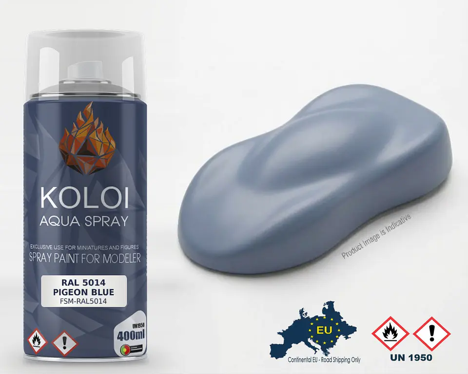 Ral 5014 Pigeon Blue – Koloi Aqua Spray 400ml 1