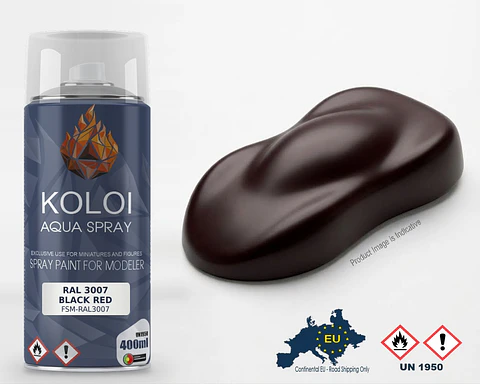 Ral 3007 Black Red – Koloi Aqua Spray 400ml