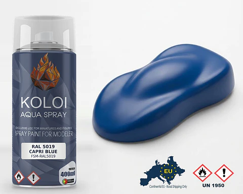 Ral 5019 Capri Blue – Koloi Aqua Spray 400ml