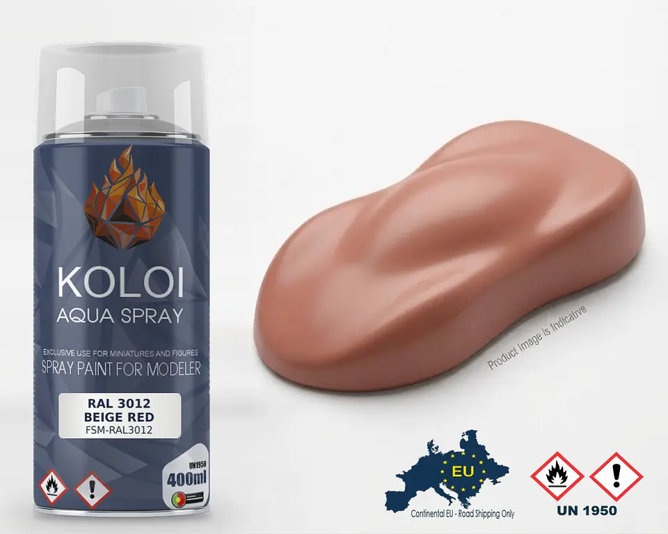 Ral 3012 Beige red – Koloi Aqua Spray 400ml 1